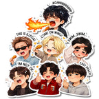 BTS Hot Ones Wings Stickers