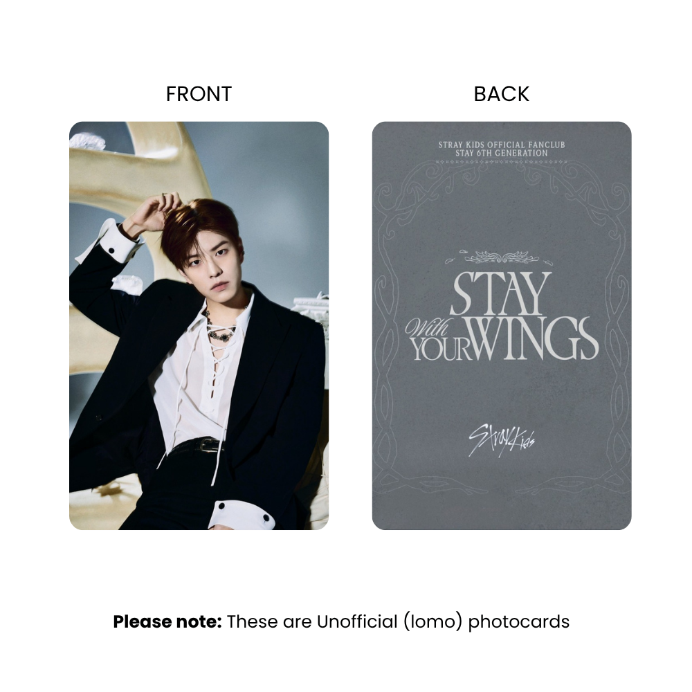 Stray Kids STAY With Your Wings Photocards | KPop Collectible