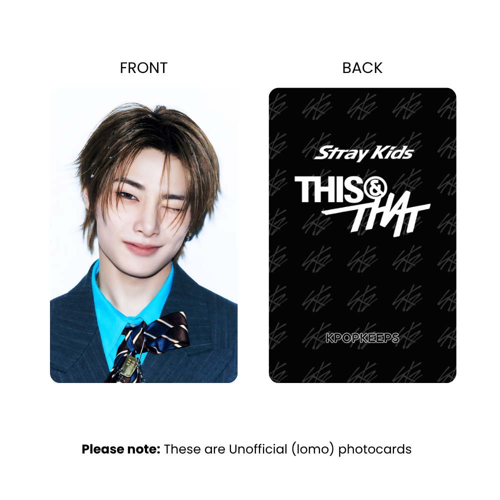 Stray Kids This & That (SET C) Photocards | Fan-made KPop Collectible
