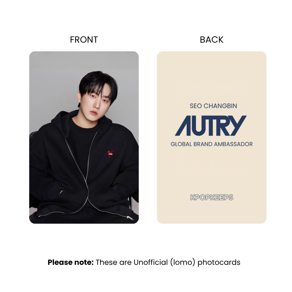 [PRE-ORDER] Stray Kids Changbin x Autry Photocard Set | Fan-made KPop Collectible