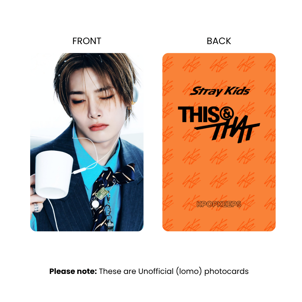 Stray Kids This & That (SET B) Photocards | Fan-made KPop Collectible