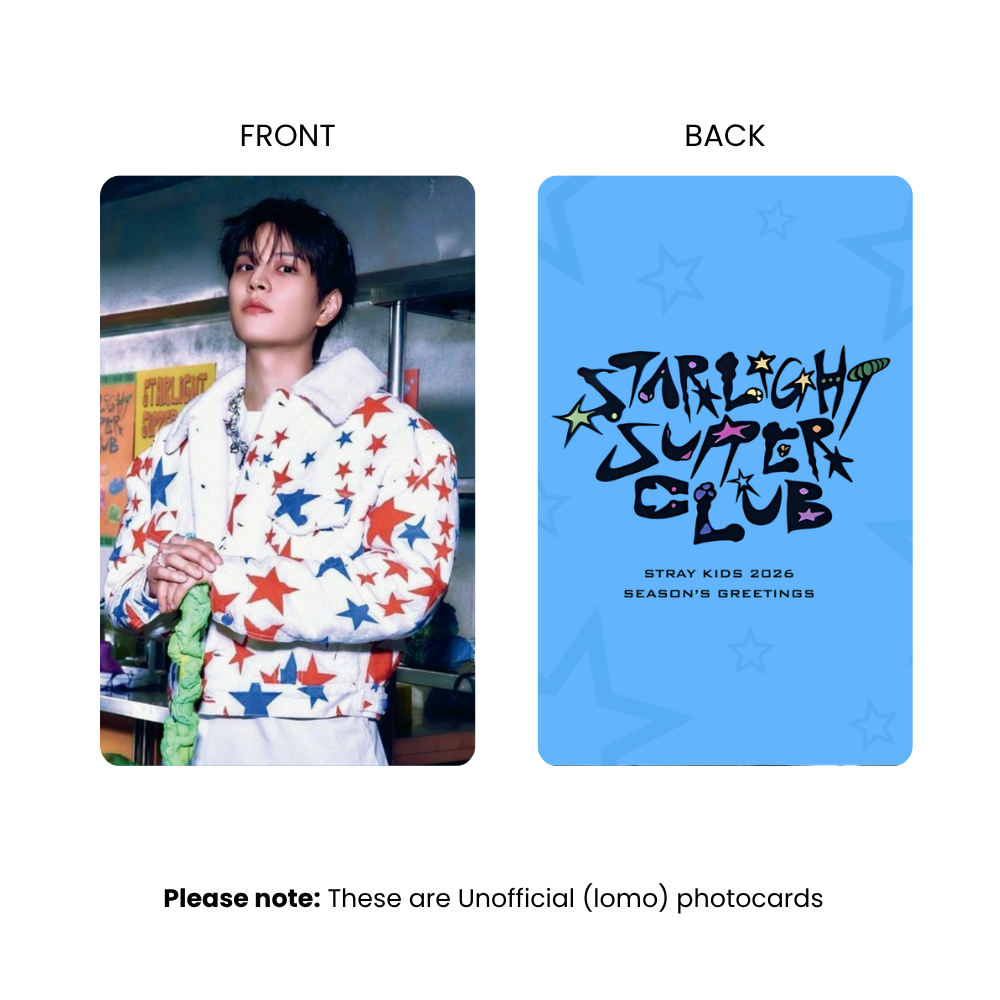 Stray Kids Starlight Supper Club Photocards (SET A) | KPop Collectible