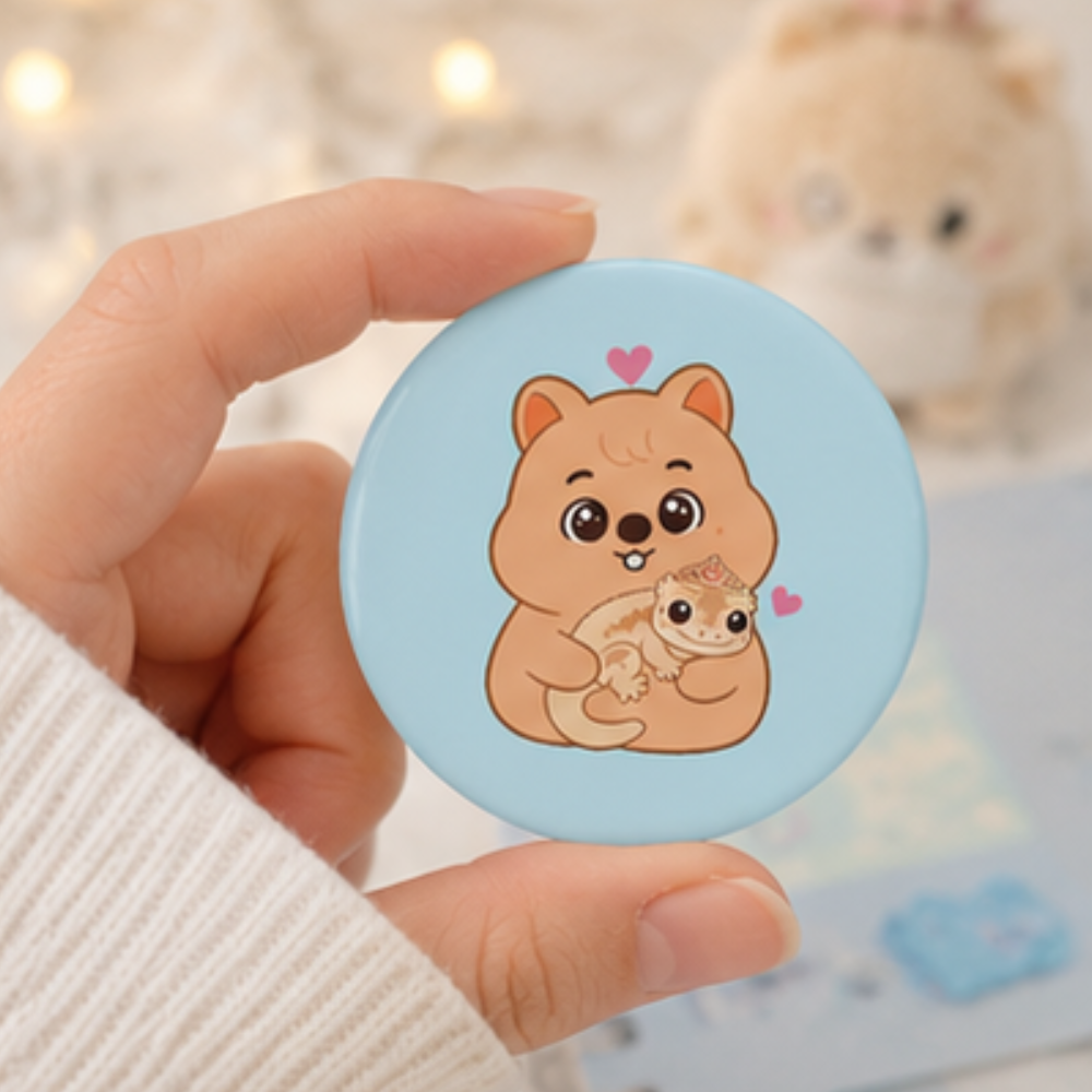 Stray Kids Han Quokka & Princess Richard Badge