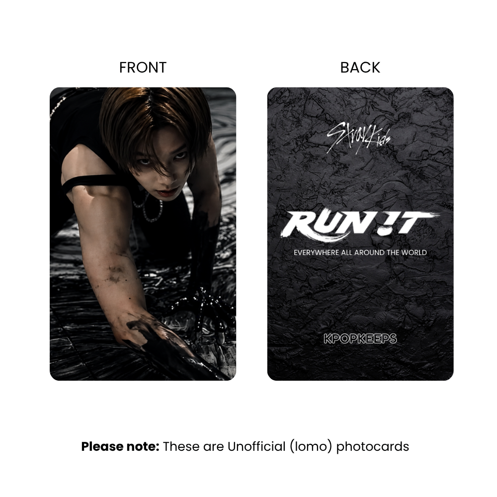 [PRE-ORDER] Stray Kids RUN IT MV Photocards | KPop Collectible