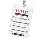 BTS Fan Chant and Arirang Keychain (LONDON Ver.)