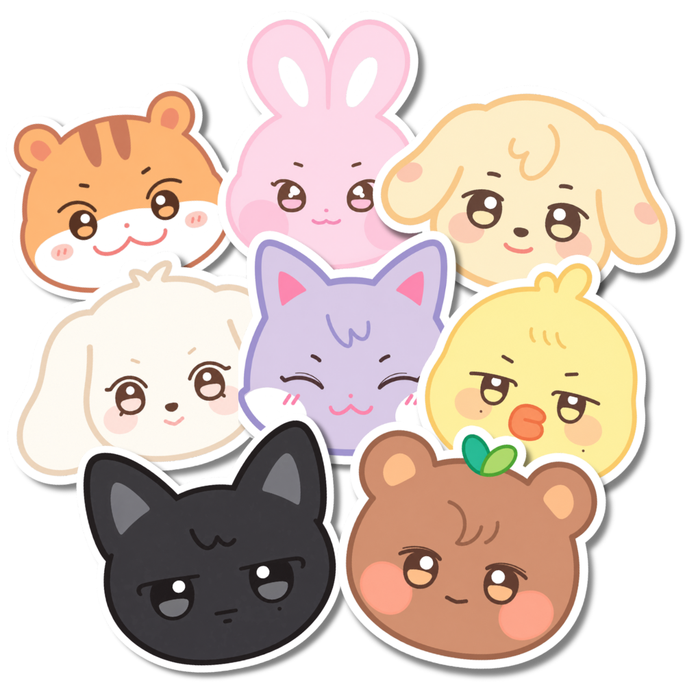 ATEEZ ANITEEZ Face Stickers