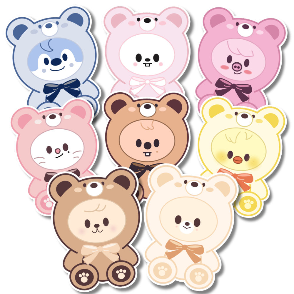Stray Kids SKZOO Bear Stickers