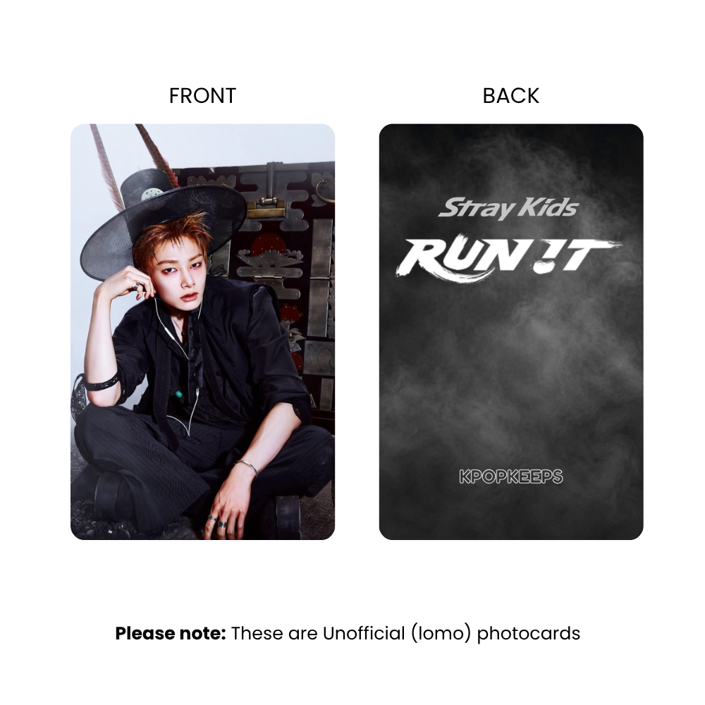 [PRE-ORDER] Stray Kids RUN IT World Tour (Set B) Photocards | KPop Collectible