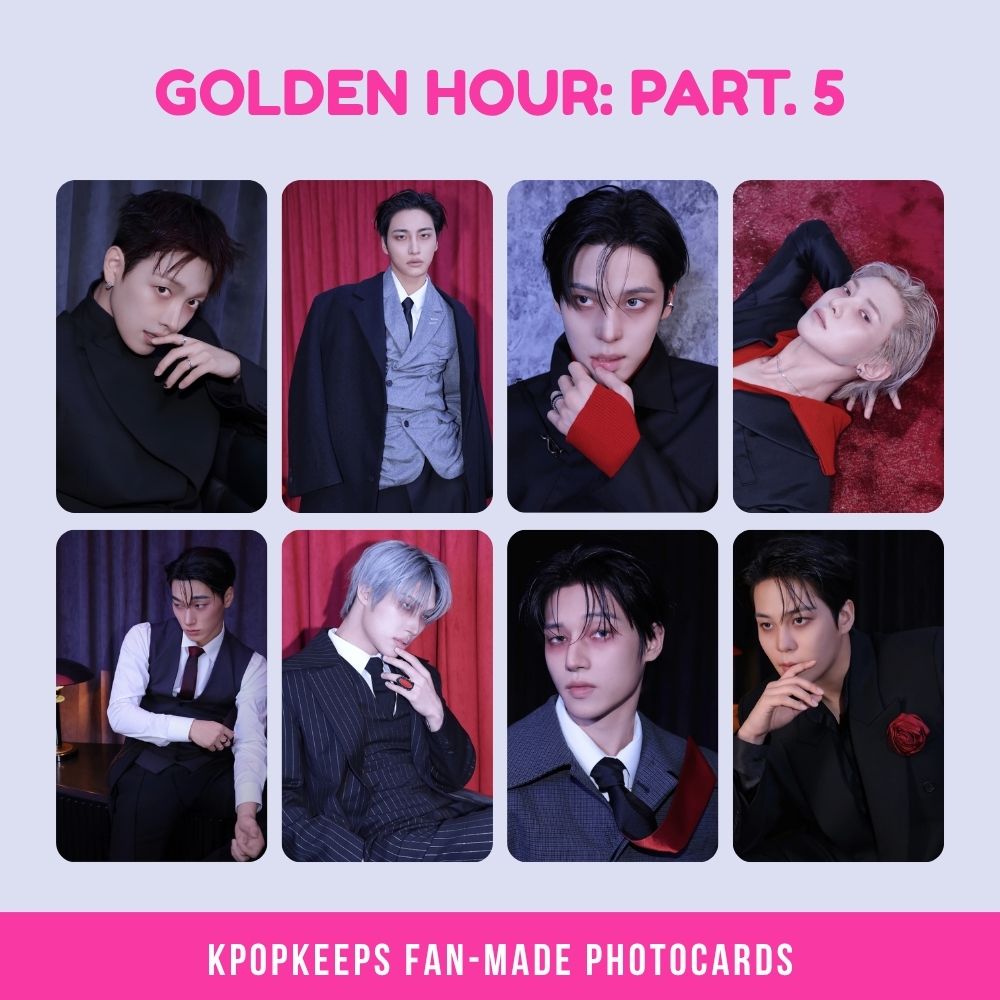 ATEEZ Golden Hour pt 5 (SET A) Photocards