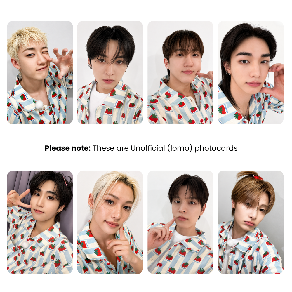 [PRE-ORDER] Stray Kids SKZ CODE Busan PJs Photocard Set | Fan-made KPop Collectible
