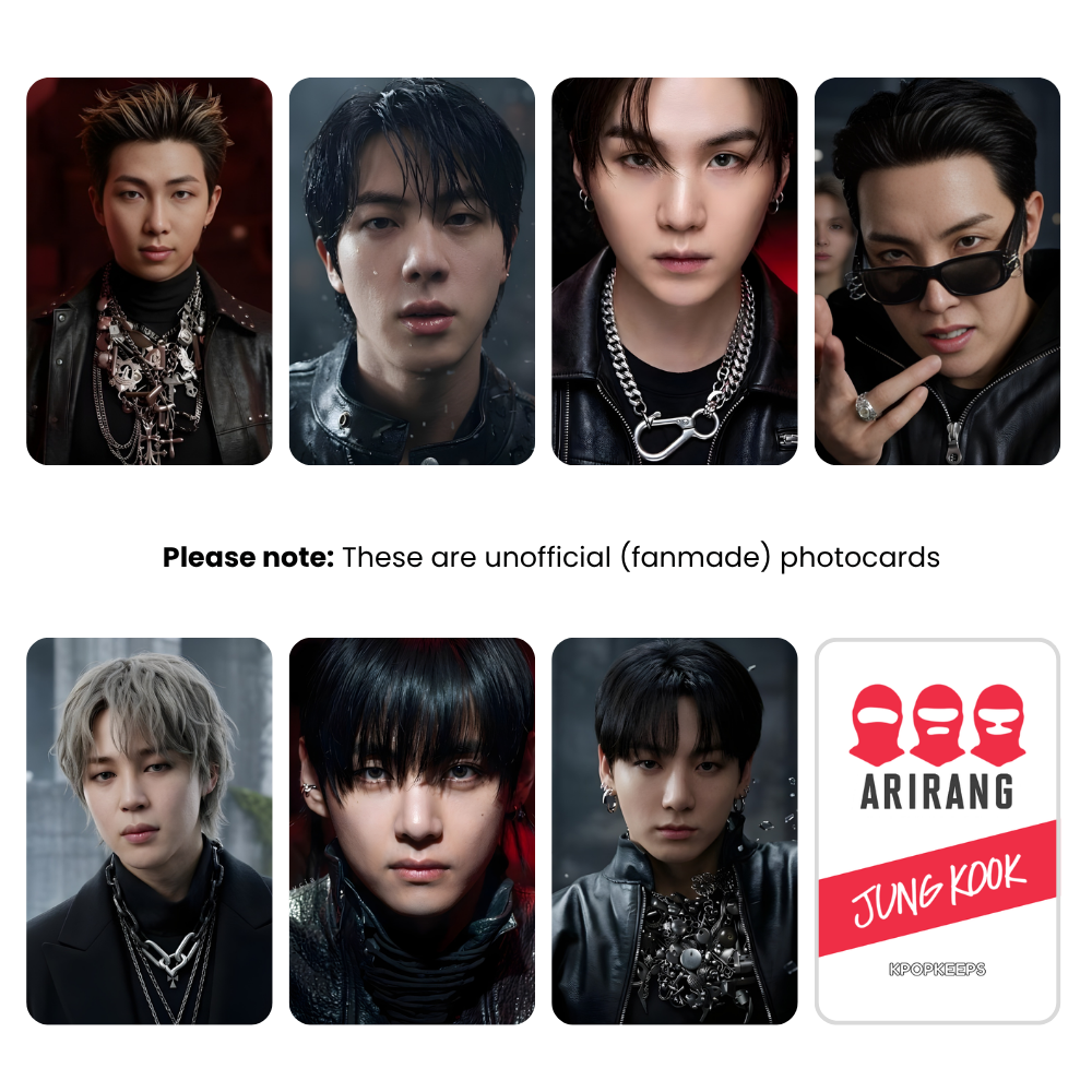 BTS Arirang Hooligan Photocards | K-Pop Collectible