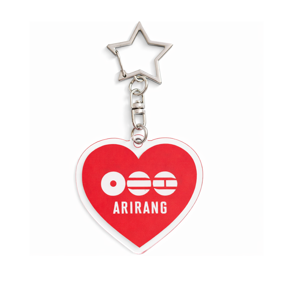 BTS Arirang Heart Acrylic Keychain | BTS KPop Collectible Keyring