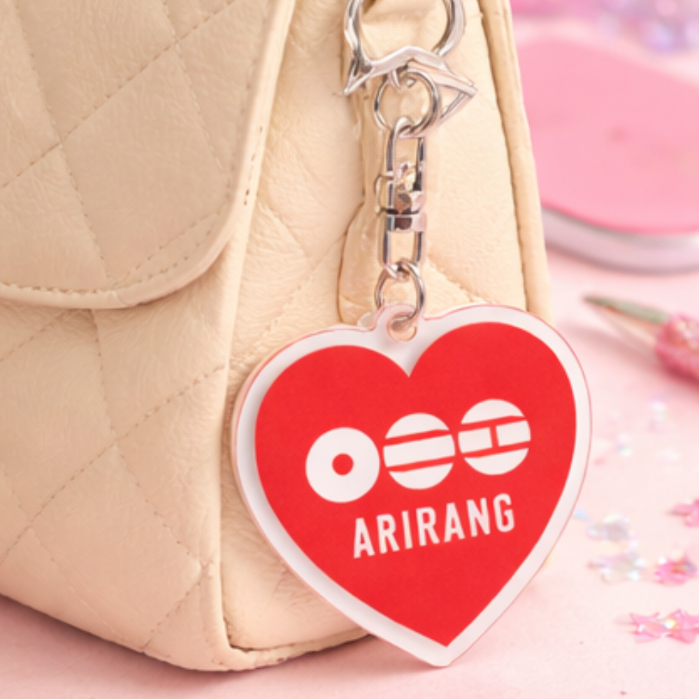 BTS Arirang Heart Acrylic Keychain | BTS KPop Collectible Keyring