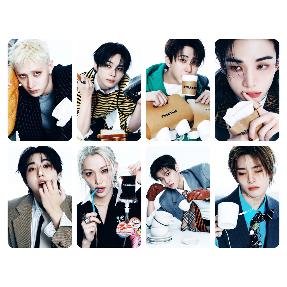 Stray Kids This & That (SET B) Photocards | Fan-made KPop Collectible