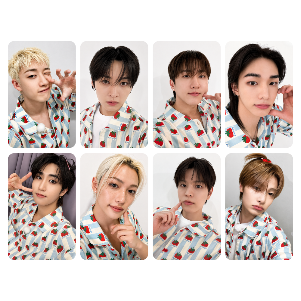 [PRE-ORDER] Stray Kids SKZ CODE Busan PJs Photocard Set | Fan-made KPop Collectible