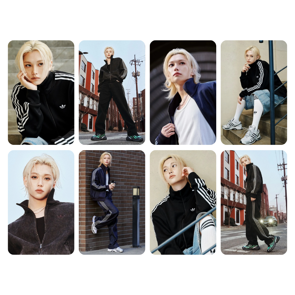 Stray Kids Felix x Adidas Photocard Set | K-Pop Collectible
