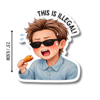 BTS Hot Ones Wings Stickers