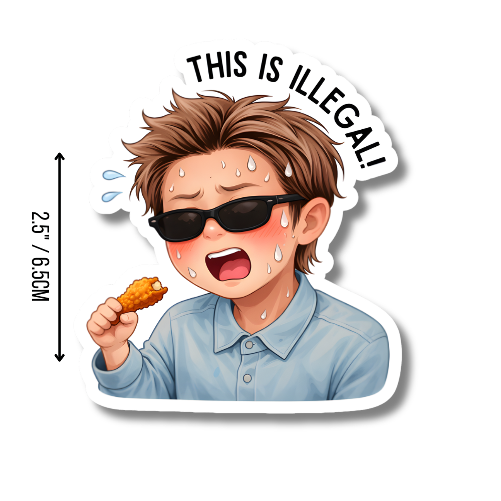 BTS Hot Ones Wings Stickers