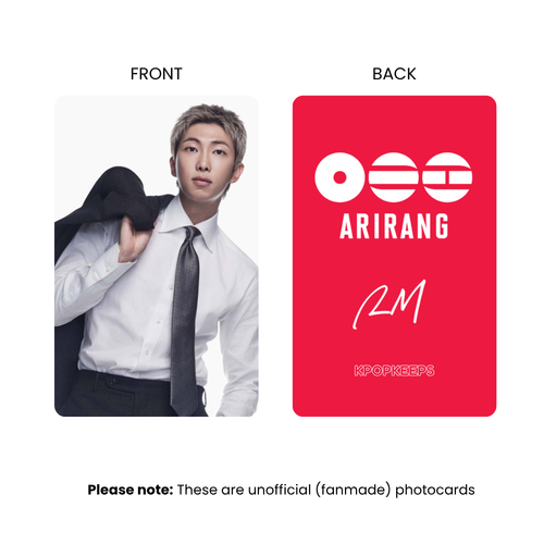 BTS Arirang Photocards (SET B) | World Tour 2026 | BTS KPop Collectible