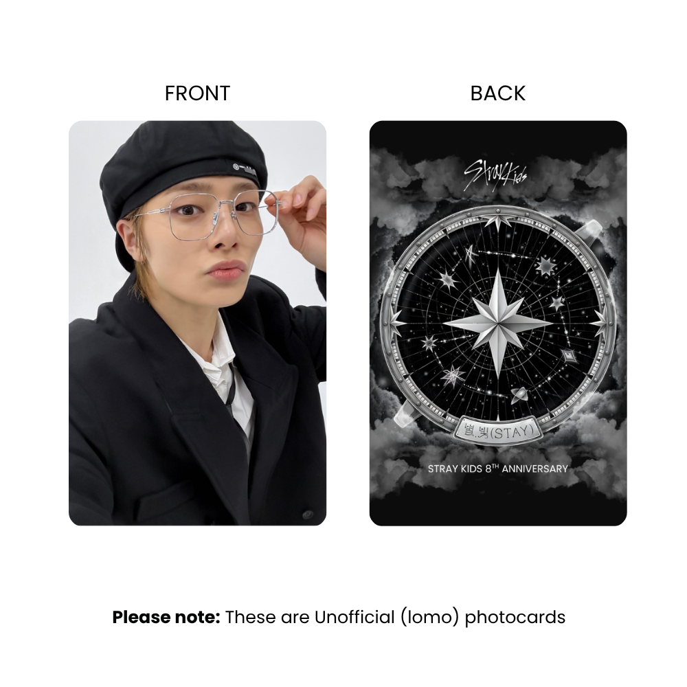 Stray Kids 8th Anniversary Photocards | KPop Collectible