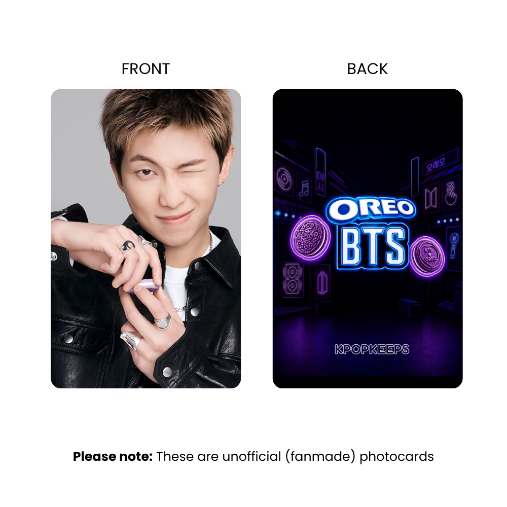 [PRE-ORDER] BTS x Oreo Photocard Set | K-Pop Collectible
