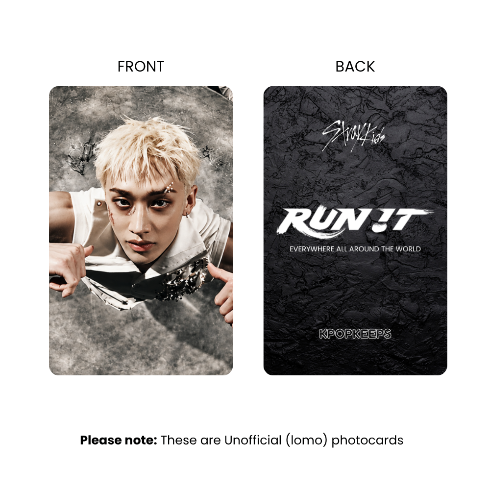 [PRE-ORDER] Stray Kids RUN IT MV Photocards | KPop Collectible