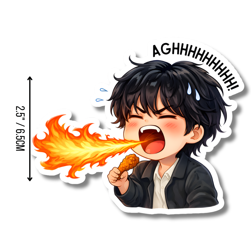 BTS Hot Ones Wings Stickers