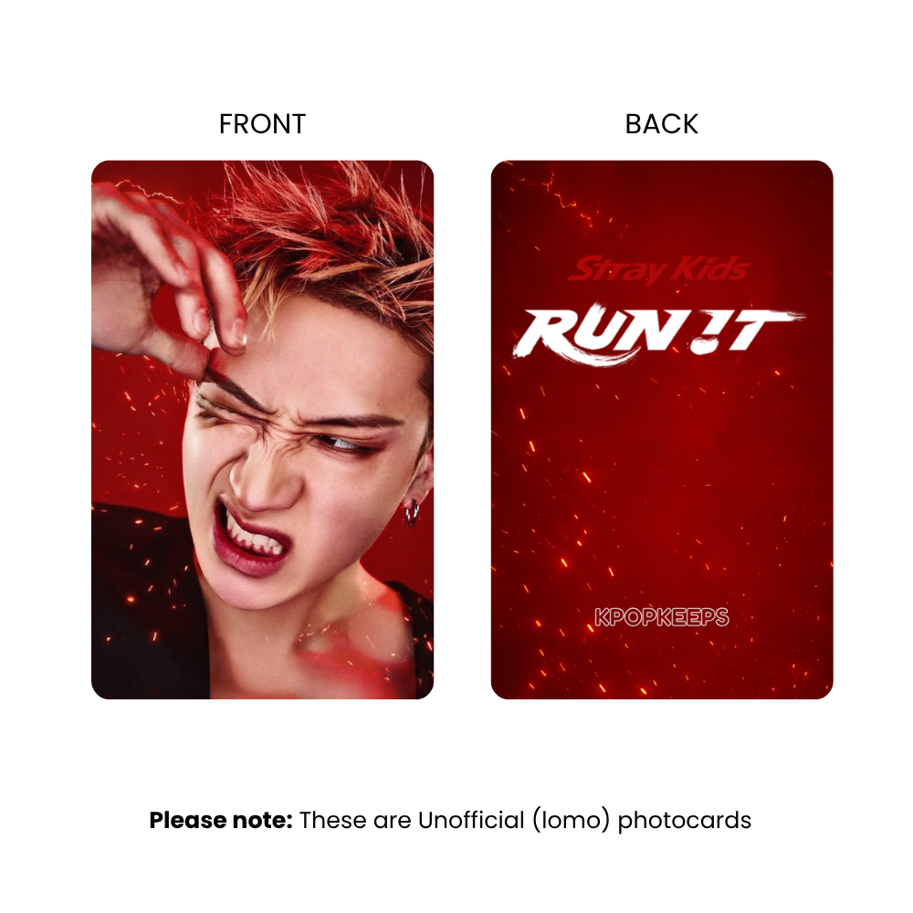 [PRE-ORDER] Stray Kids RUN IT World Tour (Set A) Photocards | KPop Collectible