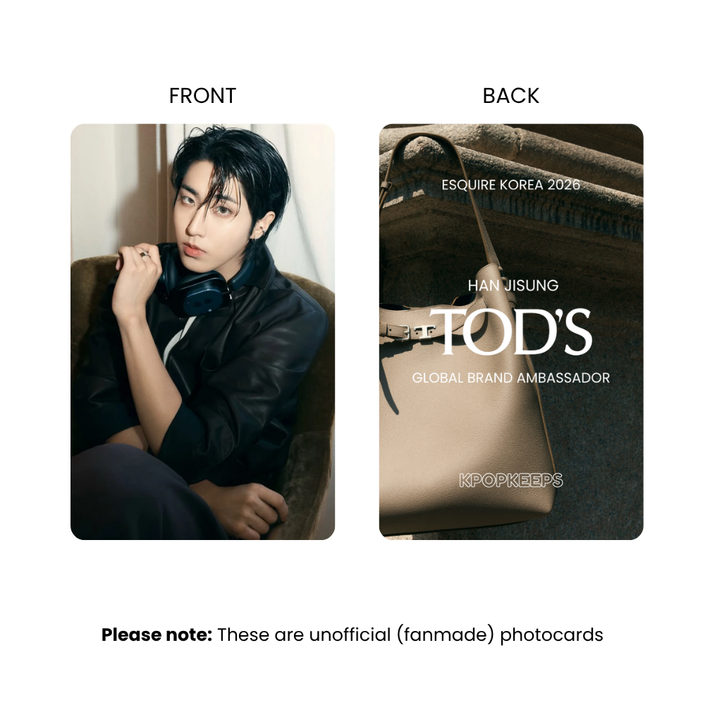 [PRE-ORDER] Stray Kids HAN X TOD's Photocard Set | K-Pop Collectible