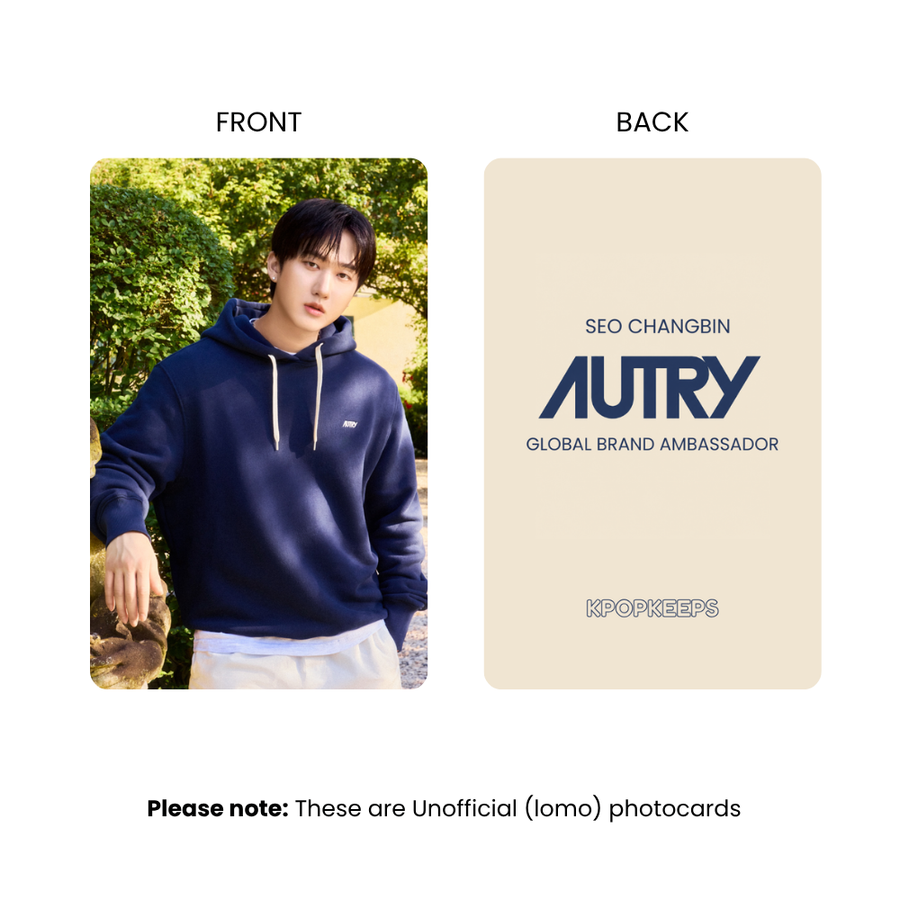 [PRE-ORDER] Stray Kids Changbin x Autry Photocard Set | Fan-made KPop Collectible