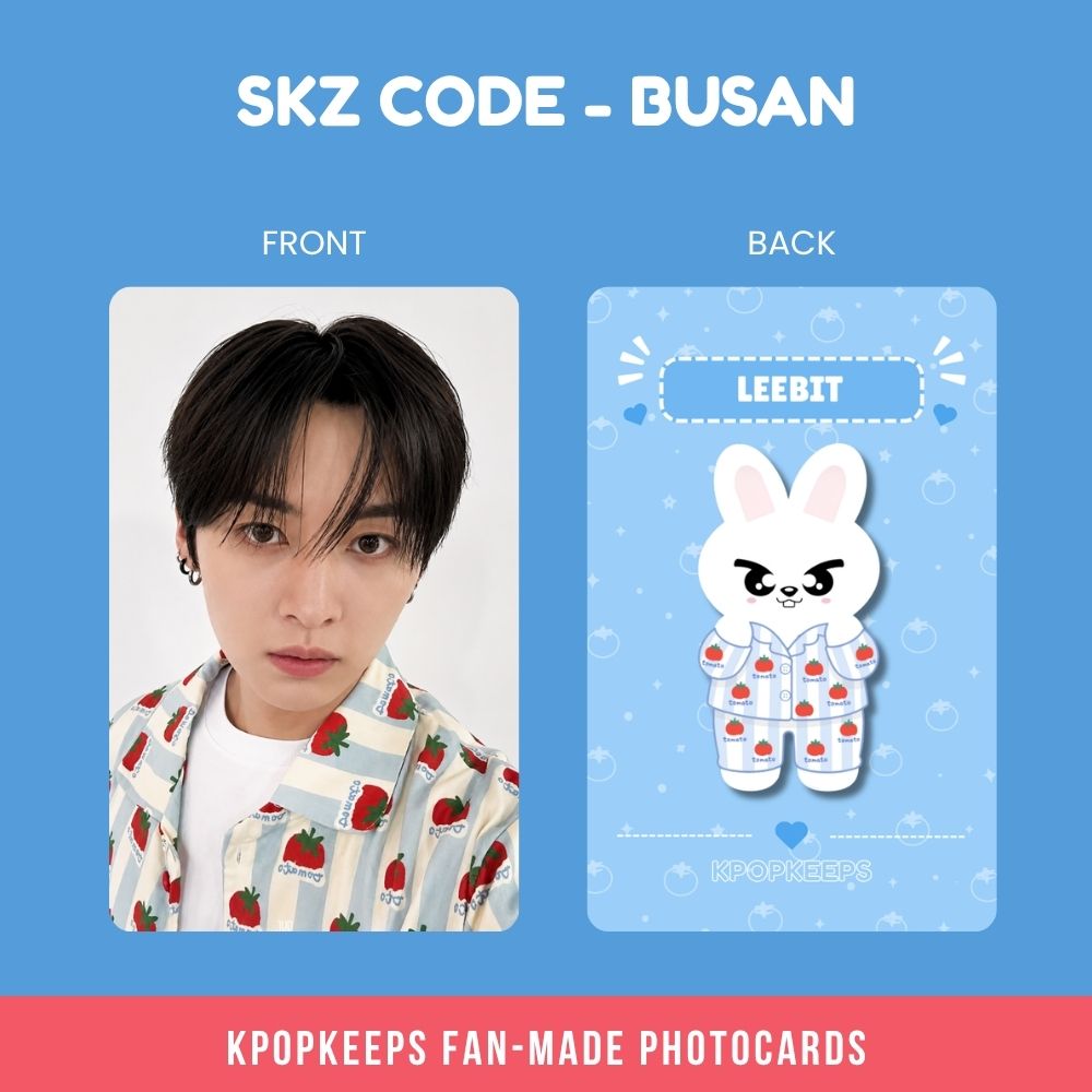 Stray Kids SKZ CODE Busan PJs Photocard Set