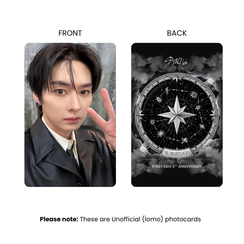 Stray Kids 8th Anniversary Photocards | KPop Collectible