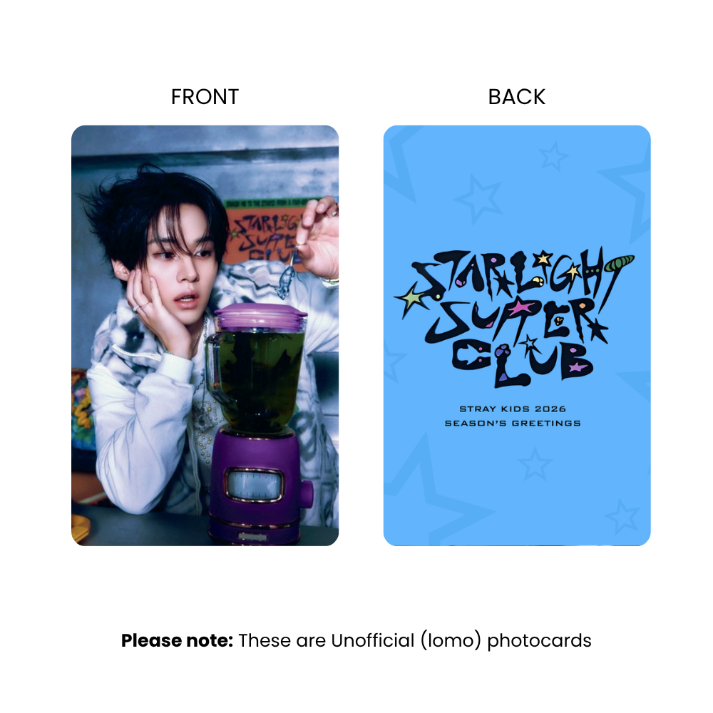 Stray Kids Starlight Supper Club Photocards (SET A) | KPop Collectible