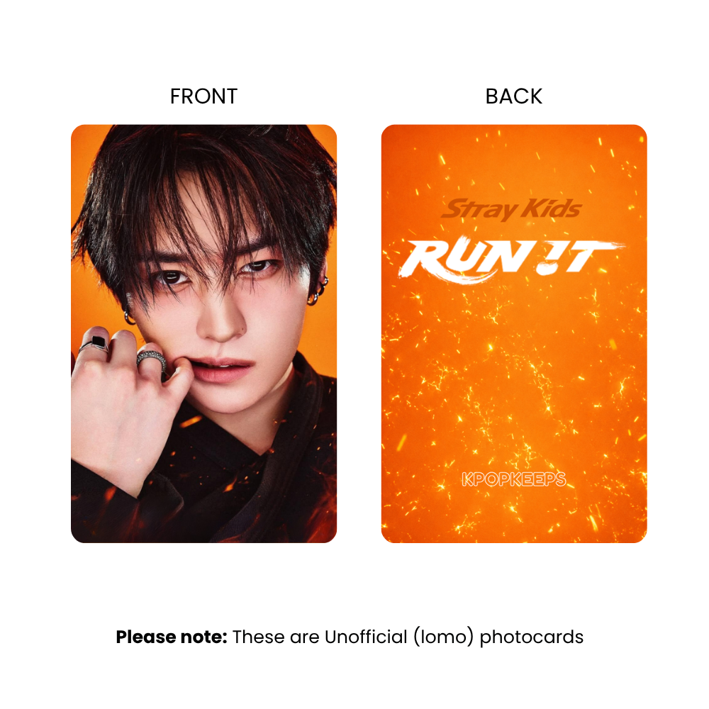 [PRE-ORDER] Stray Kids RUN IT World Tour (Set A) Photocards | KPop Collectible