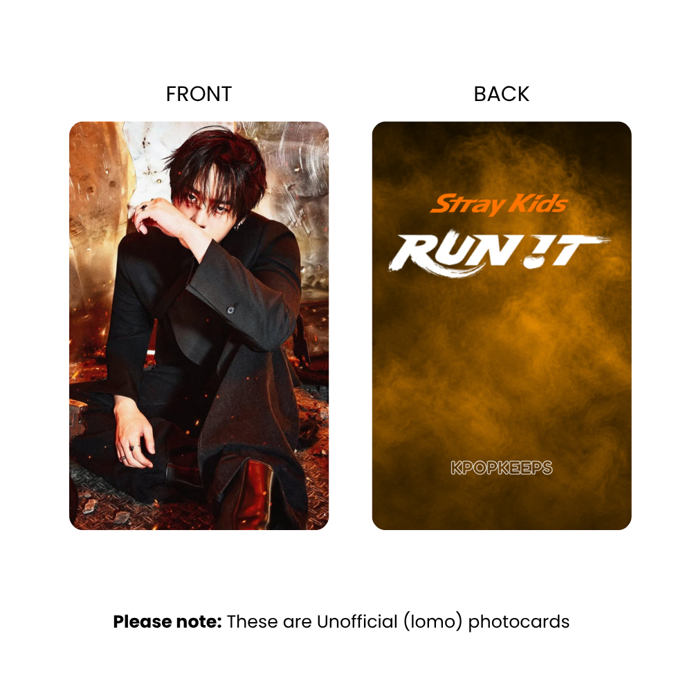 [PRE-ORDER] Stray Kids RUN IT World Tour (Set B) Photocards | KPop Collectible