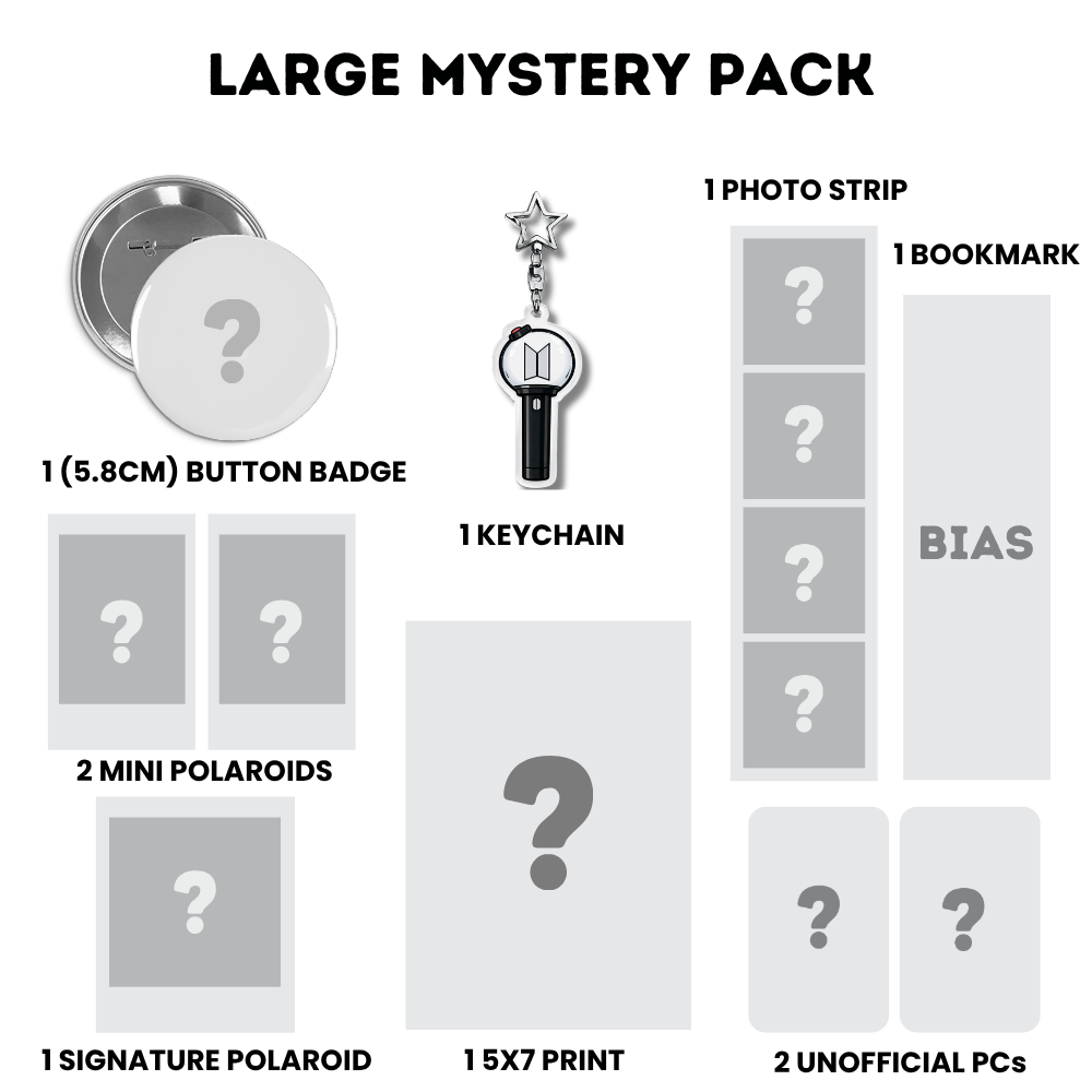 BTS Mystery Bias Packs | Kpop Mystery Prints | Mystery Photocards