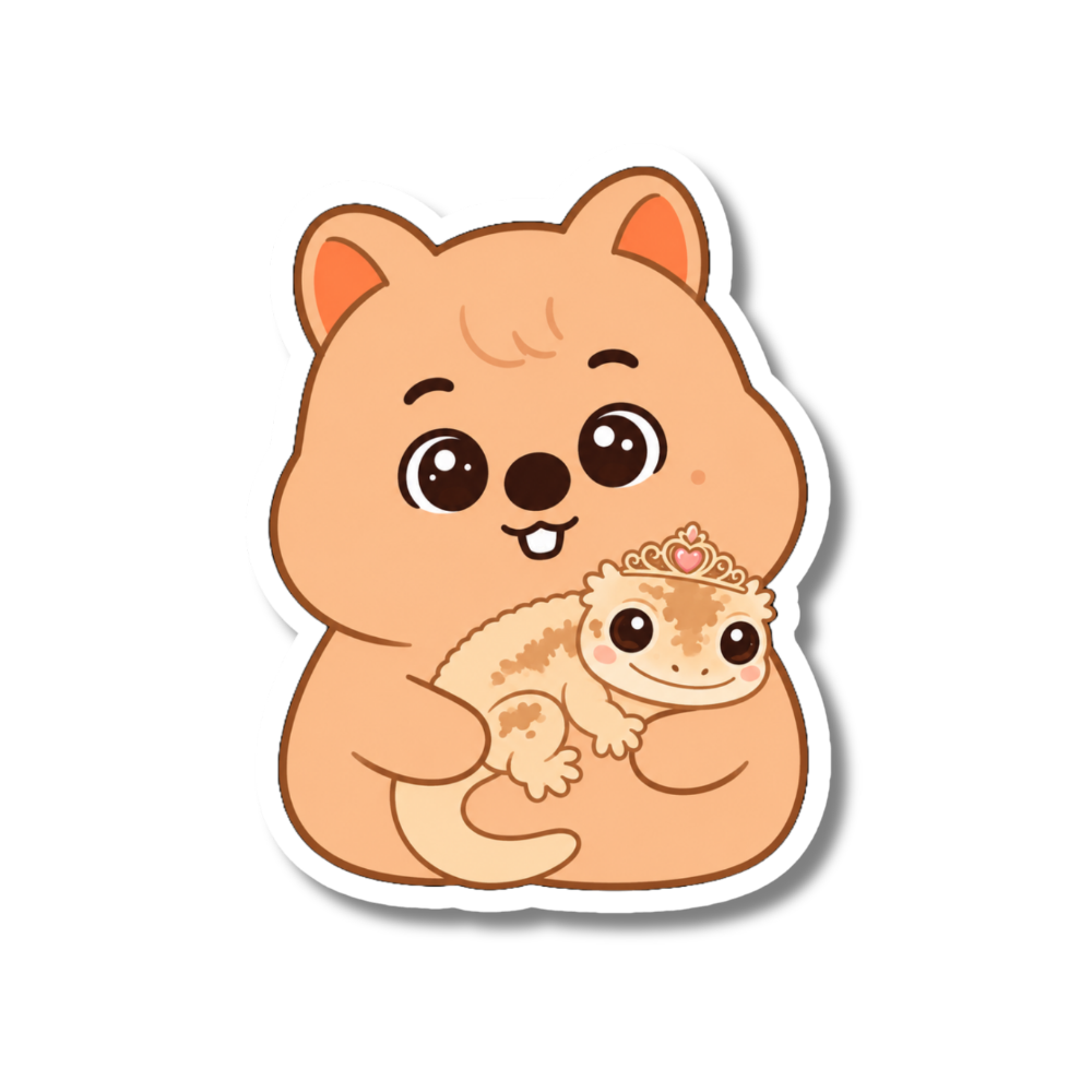Stray Kids Han Quokka & Princess Richard Stickers