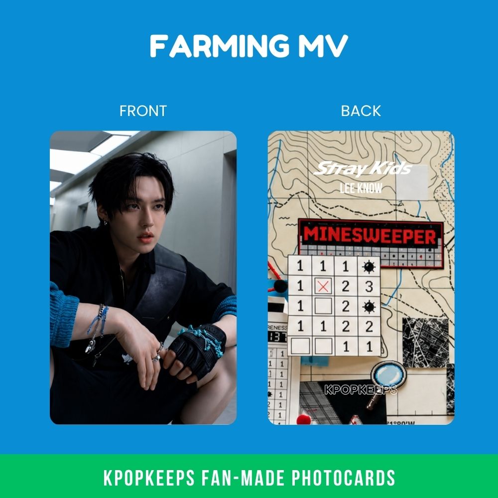 Stray Kids FARMING MV Photocard Set