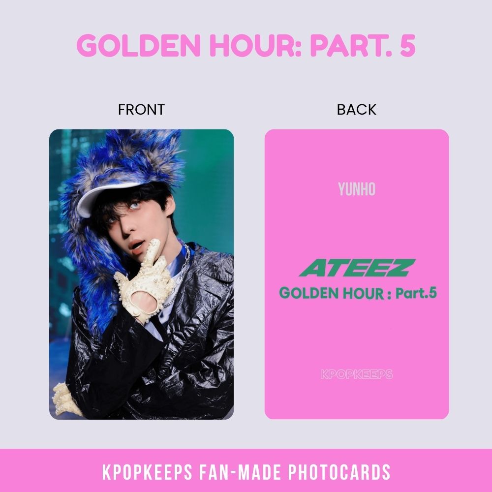 ATEEZ Golden Hour pt 5 (SET B) Photocards