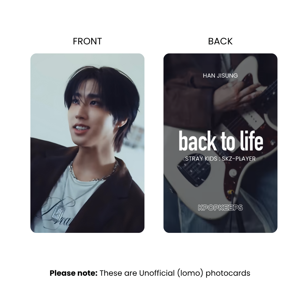 Stray Kids HAN Back to Life Photocard Set | K-Pop Collectible