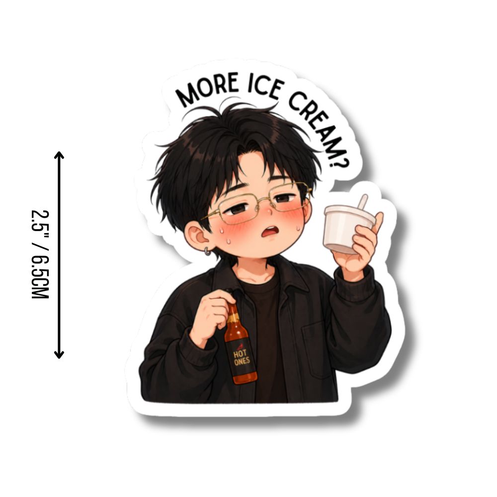 BTS Hot Ones Wings Stickers