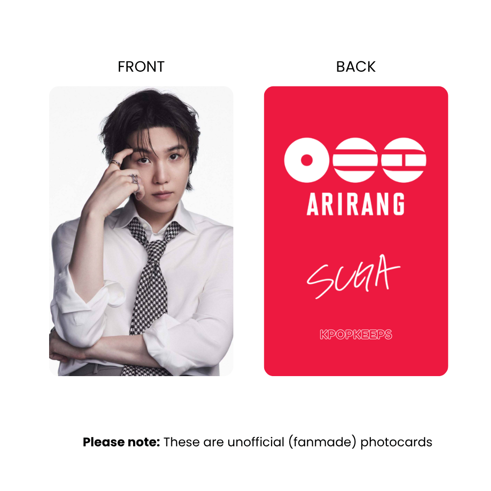 BTS Arirang Photocards (SET B) | World Tour 2026 | BTS KPop Collectible