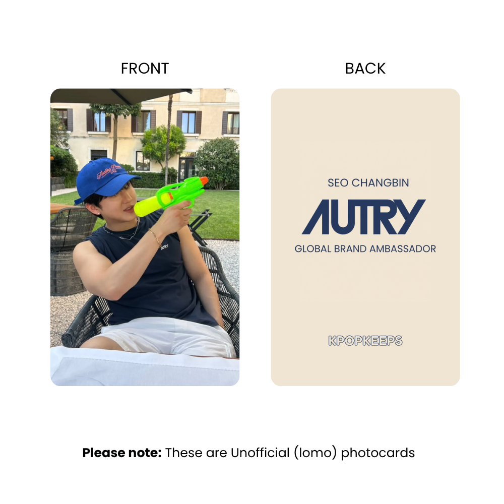 [PRE-ORDER] Stray Kids Changbin x Autry Photocard Set | Fan-made KPop Collectible