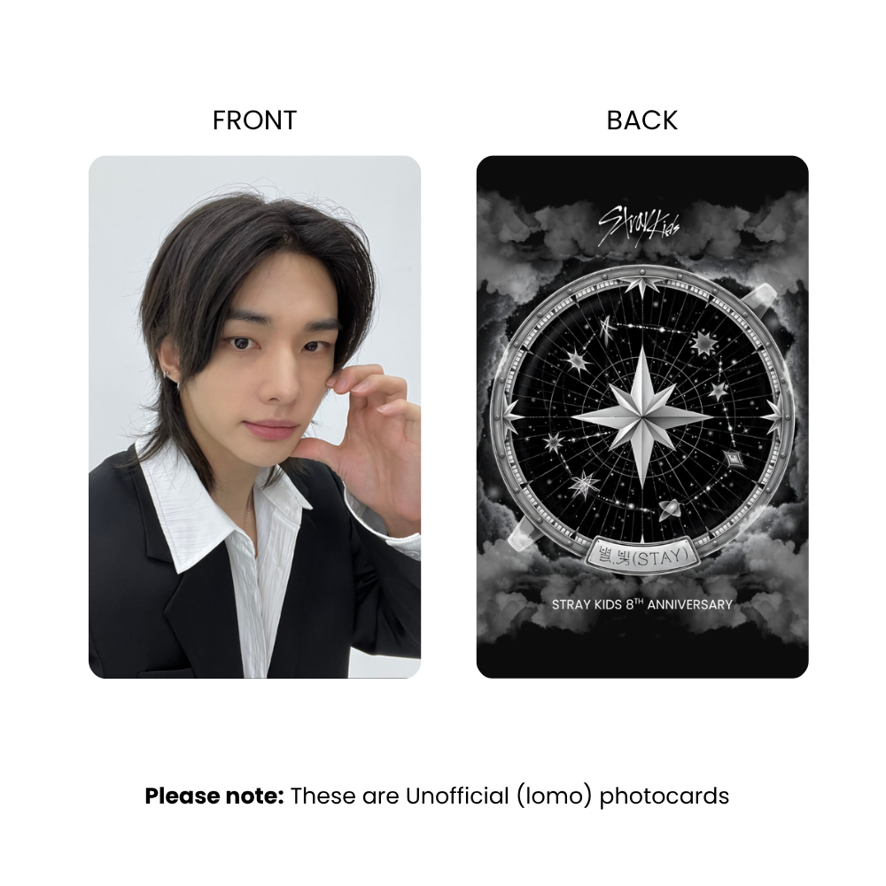 Stray Kids 8th Anniversary Photocards | KPop Collectible