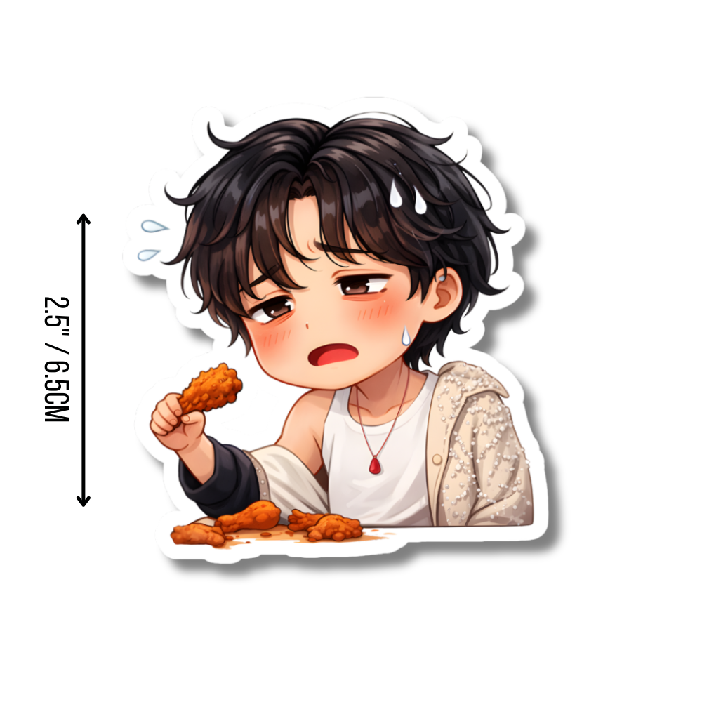 BTS Hot Ones Wings Stickers