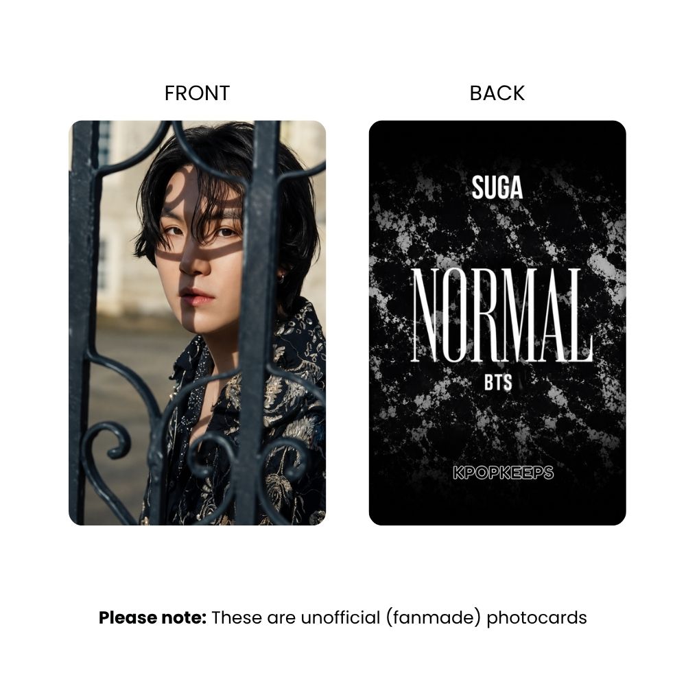 BTS NORMAL MV (SET A) Photocards