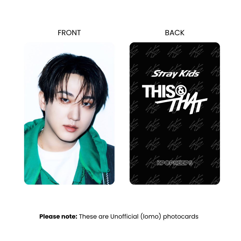 Stray Kids This & That (SET C) Photocards | Fan-made KPop Collectible