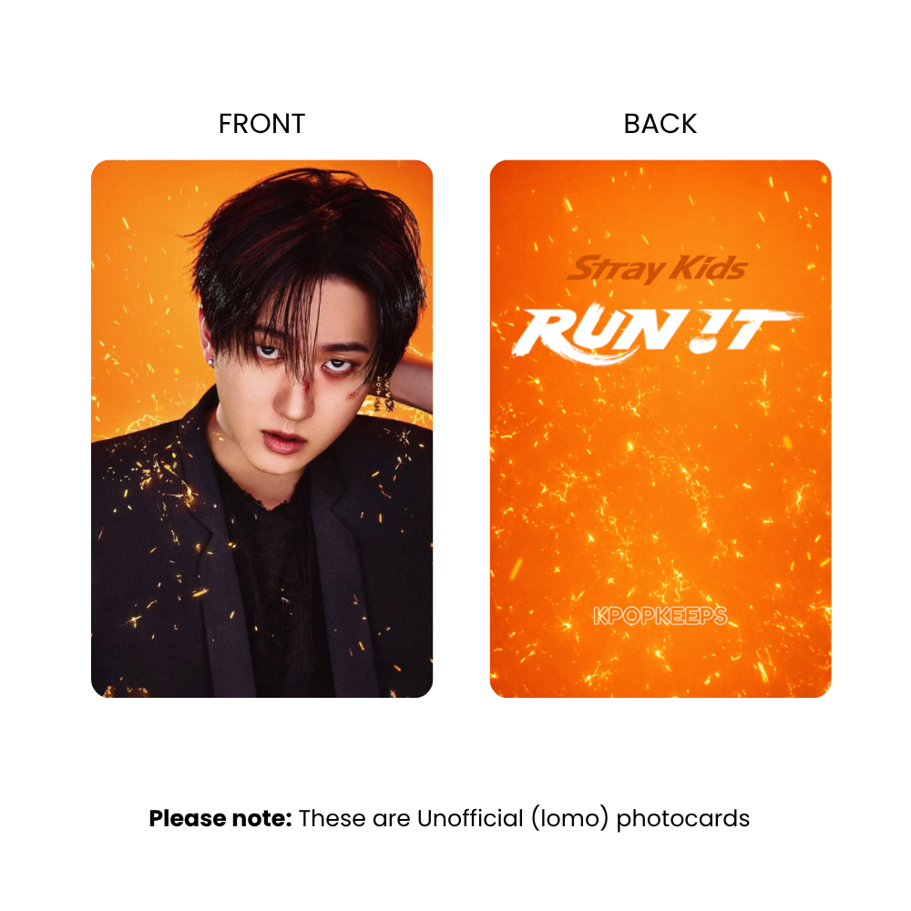 [PRE-ORDER] Stray Kids RUN IT World Tour (Set A) Photocards | KPop Collectible