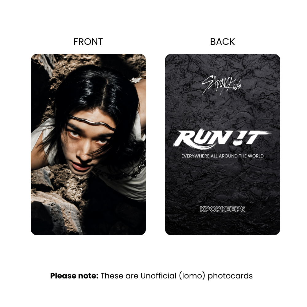 [PRE-ORDER] Stray Kids RUN IT MV Photocards | KPop Collectible