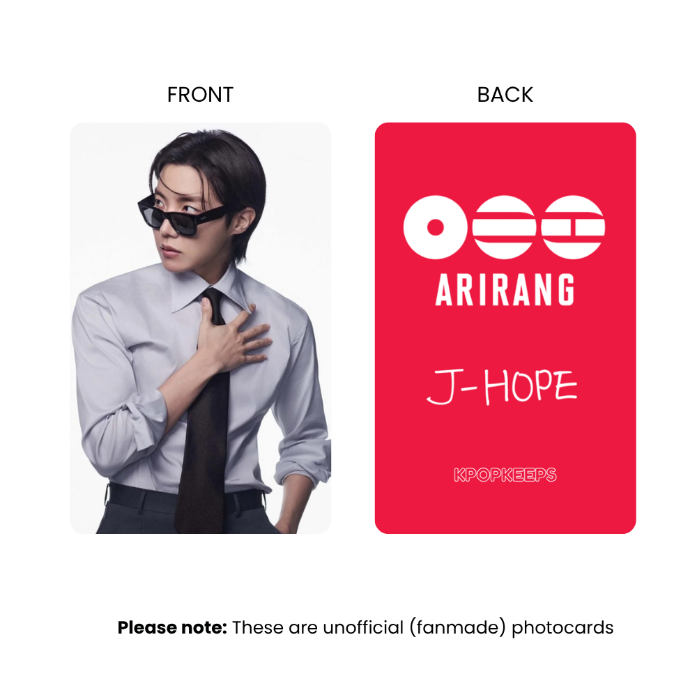 BTS Arirang Photocards (SET B) | World Tour 2026 | BTS KPop Collectible